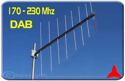 ARL03810X Logarithmic Antenna DAB Protel - DAB Antennas